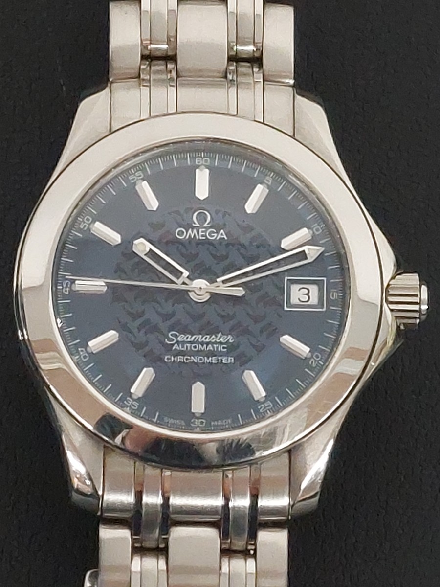 12549 OMEGA オメガ シーマスター120 ジャックマイヨール2000 3000本限定 2506.80 120m防水 ブルー メンズ 自動巻きの画像2