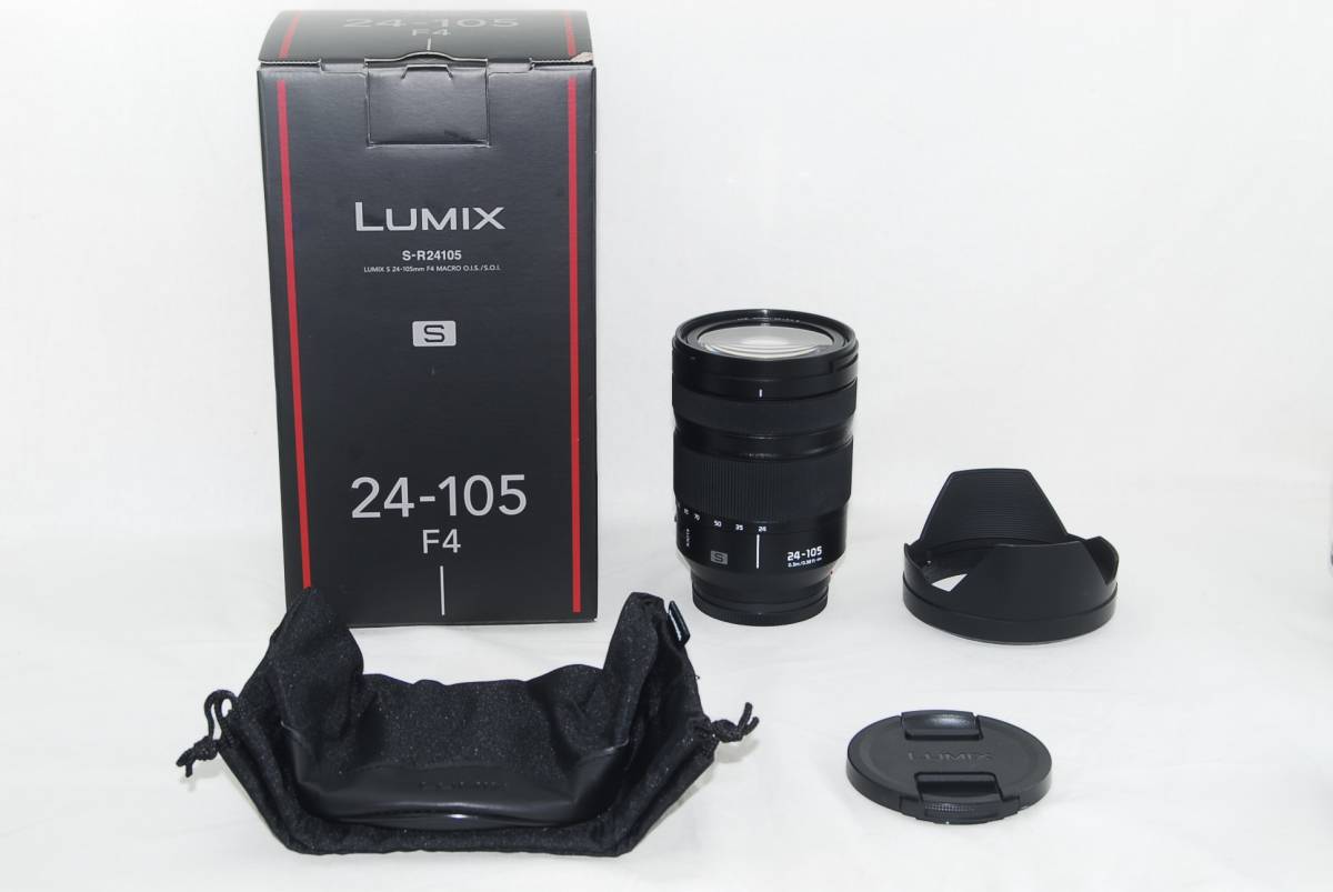 ★外観新品級★Panasonic パナソニック LUMIX S 24-105mm F4 MACRO O.I.S. S-R24105 元箱付き♪_画像1