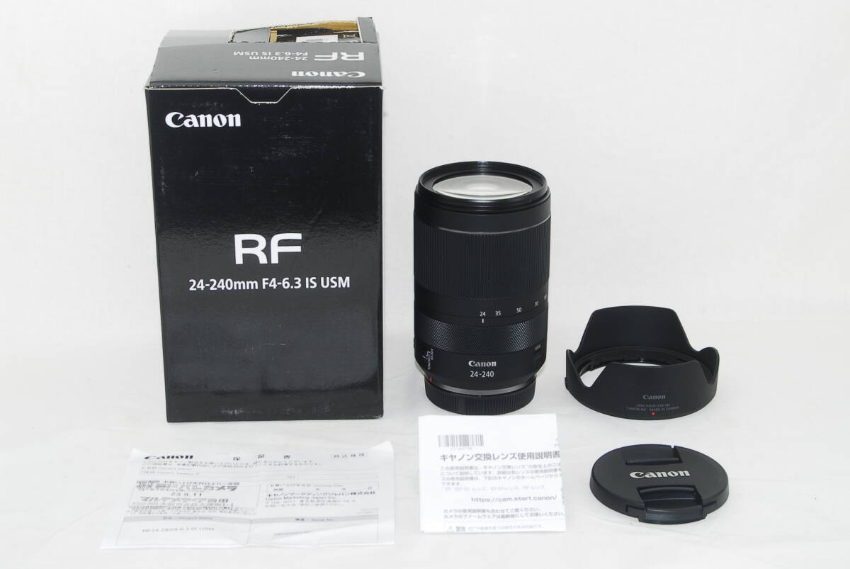 極美品 Canon キャノン RF 24-240mm F4-6 3 IS USM メーカー保証 極美品 Canon キャノン RF 24-240mm F4-6 3 IS USM メーカー保証