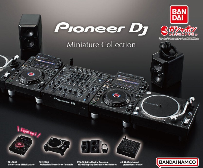 【即納：ライト光る】パイオニアDJミニチュアコレクションCDJ-3000 Professional DJ Multi playerガチャ Pioneer DJ Miniature Collection_画像2