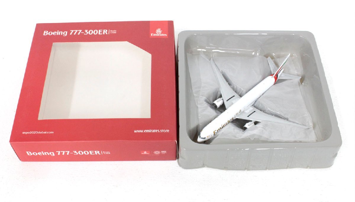 【中古品】 1/400 B777-300ER Emirates A6-ENV エミレーツ航空 EXPO 2020 ;;_画像1