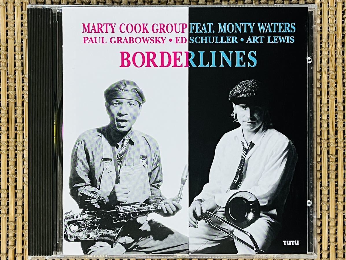MARTY COOK GROUP feat. MONTY WATERS／BORDERLINES／TUTU RECORDS CD 888 122／独盤CD／マーティ・クック／中古盤_画像1