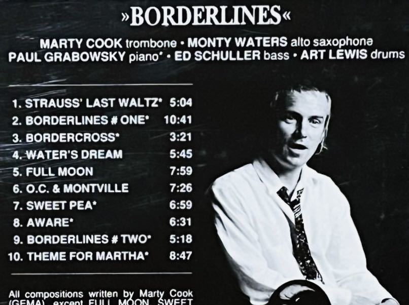 MARTY COOK GROUP feat. MONTY WATERS／BORDERLINES／TUTU RECORDS CD 888 122／独盤CD／マーティ・クック／中古盤_画像4