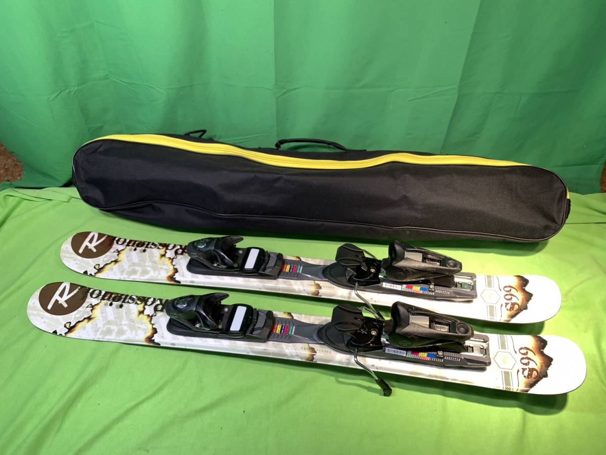 yw240203-009B2 ロシニョール S99 中古品 ショートスキー ファンスキー スキーブレード スキーボード 99cm ROSSIGNOL ケース付き_画像1