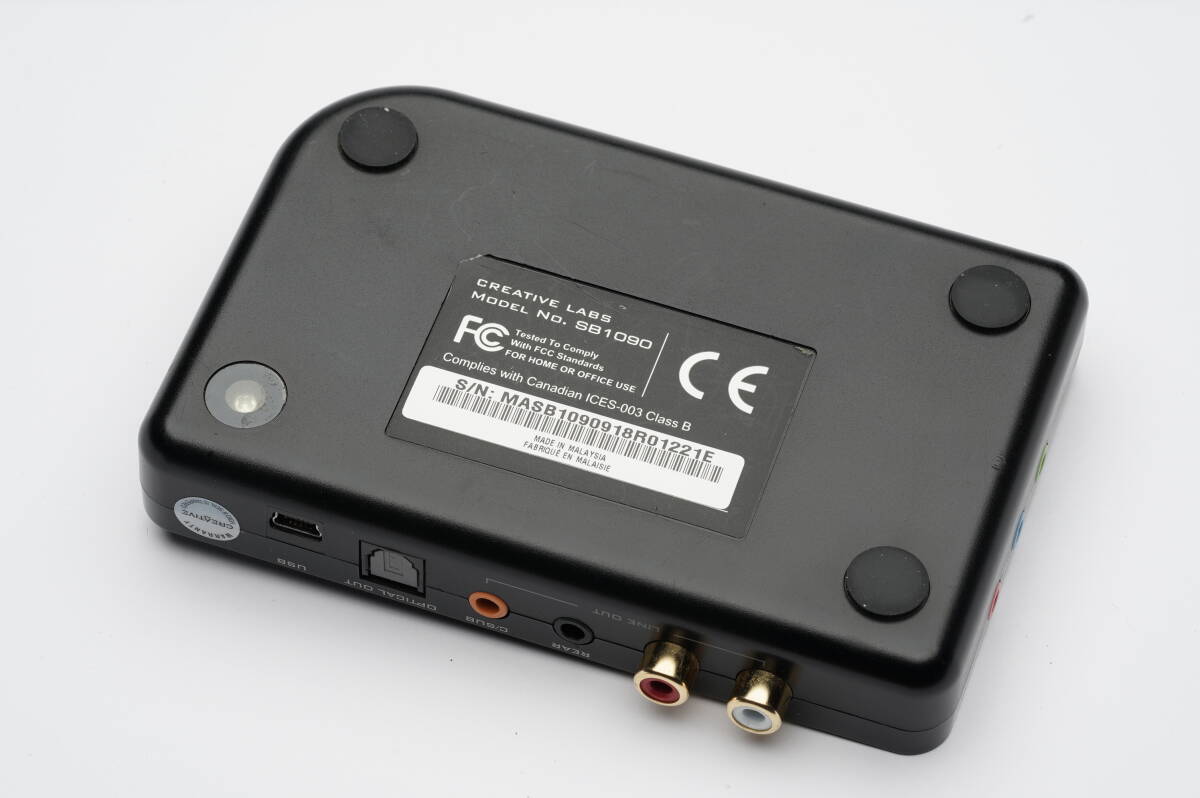 Creative Labs SB1090 USBサウンドブラスター X-Fi サラウンド 5.1 オーディオシステム 送料520円_画像3