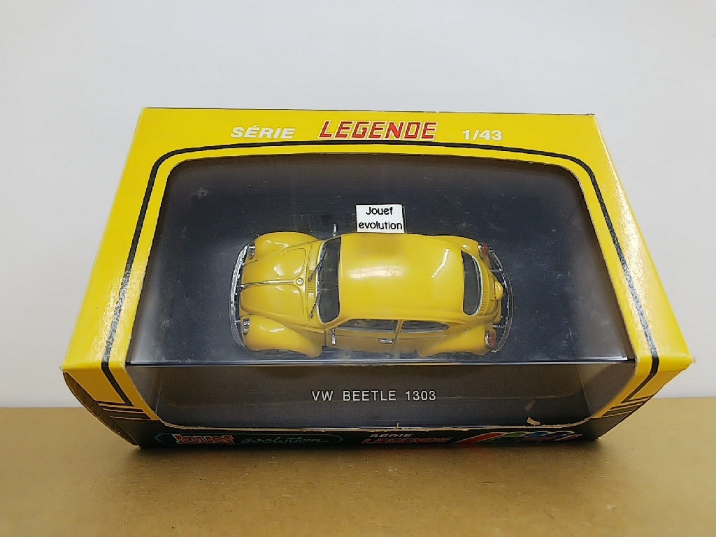 ■ Jouef evolition SERIE LEGENDE 1/43 VW BEETLE 1303 イエローフォルクスワーゲンビートル モデルミニカーの画像7