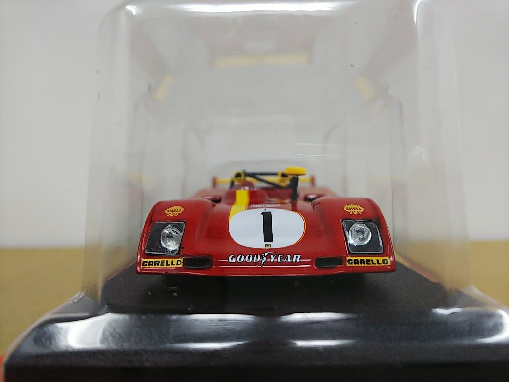 ■ アシェット 1/43 FERRARI 312 P 1000Km Monza 1973 フェラーリ レーシングミニカー_画像2