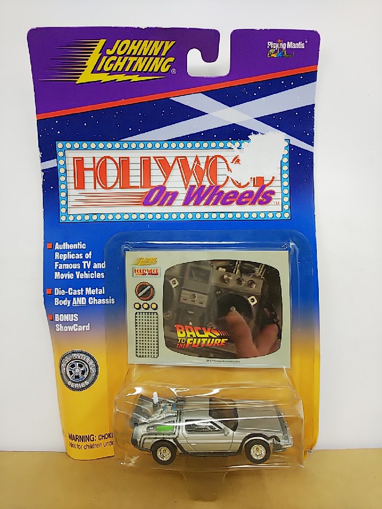 ■ JOHNNY LIGHTNIGジョニーライトニング HOLLYWOOD On Wheels 1/64 BACK TO THE FUTURE バックトゥザフューチャー デロリアン ミニカー_画像1