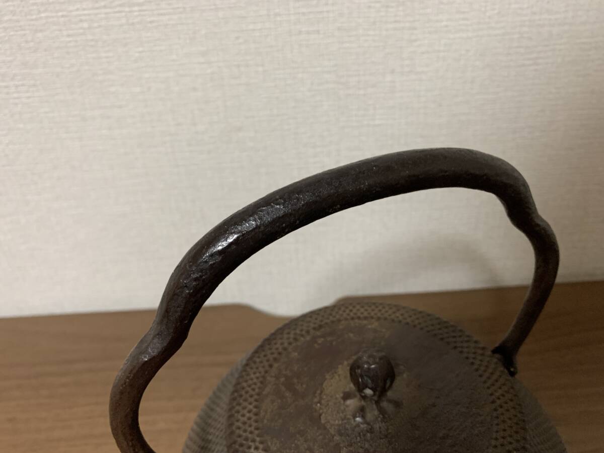 未使用品 南部盛岡 眞正 鉄瓶_画像3