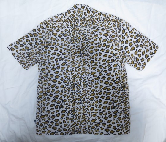 STUSSY レオパード コットン 半袖シャツ L ヒョウ柄 STUSSY レオパード コットン 半袖シャツ L ヒョウ柄