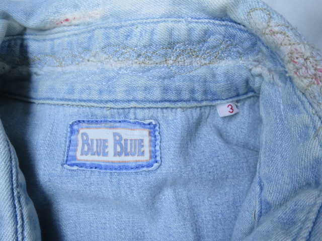  engine Kimutaku wearing BLUE BLUEb lube Roo Denim western shirt L 3 Hollywood Ranch Market Kimura Takuya repair USED processing 