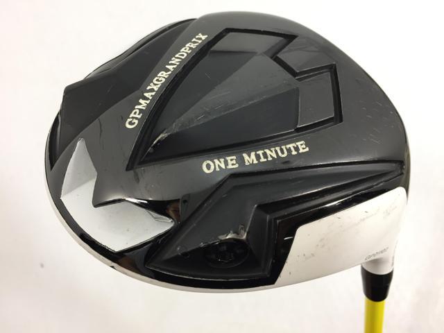 即決 お買い得品！中古 GP MAX ONE MINUTE(ワンミニッツ) ドライバー 1W リシャフト 10.5 1FLEX