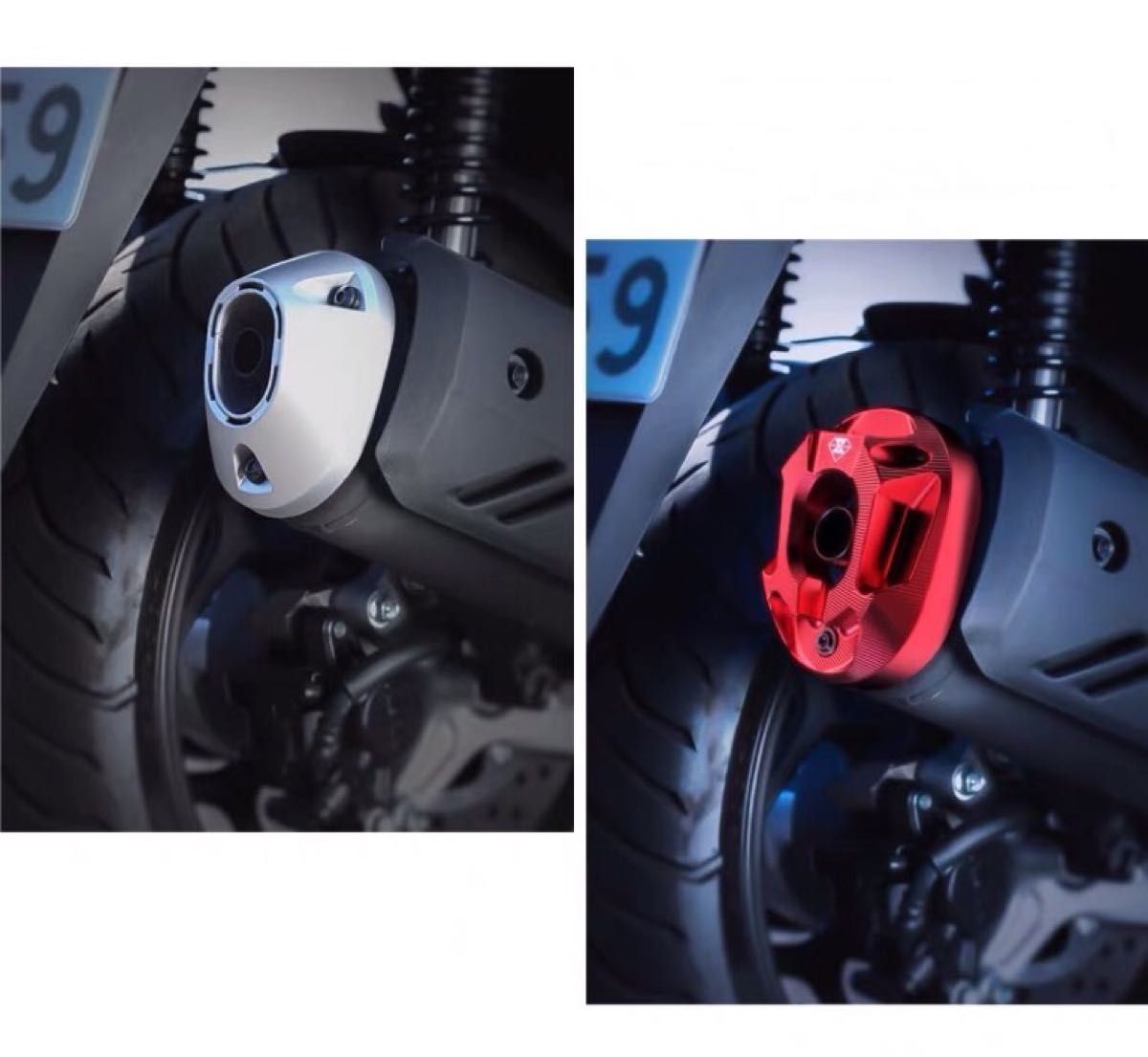 PCX125 PCX160 マフラーエンドカバー マフラーエンドキャップ PCX125 PCX160 マフラーエンドカバー マフラーエンドキャップ