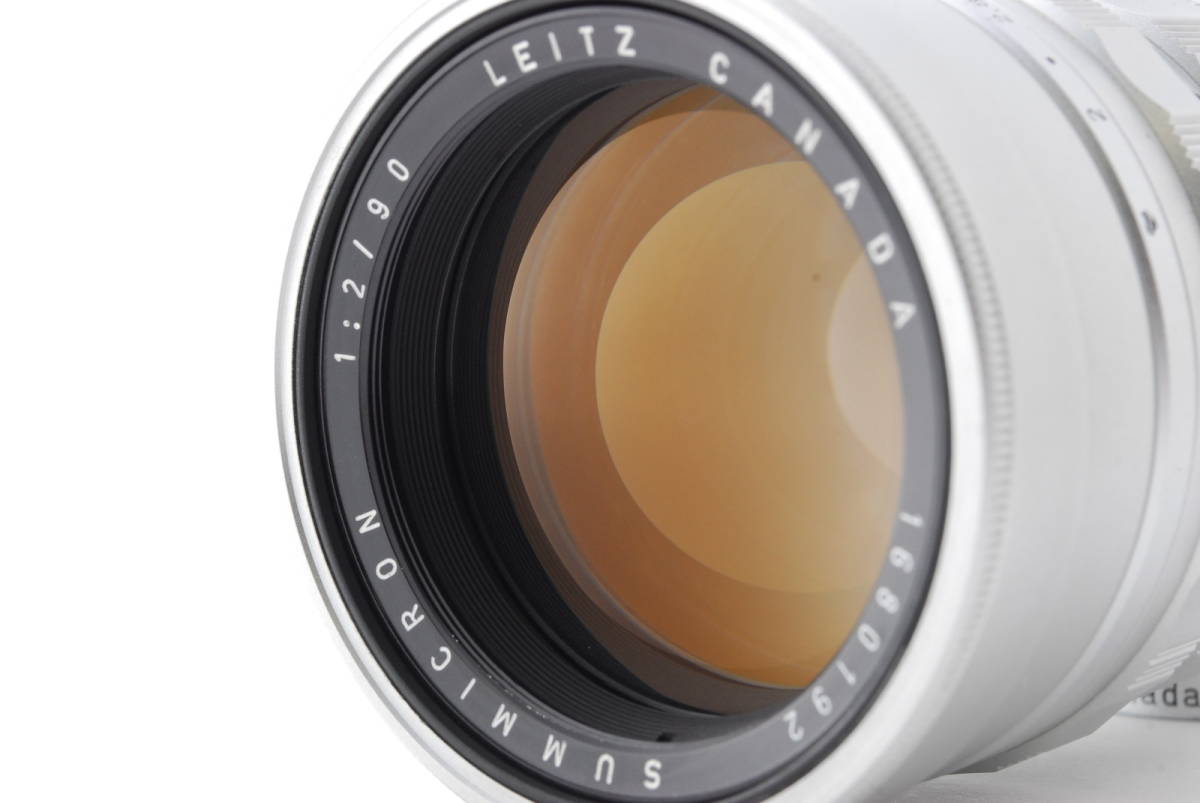[AB品]Leica SUMMICRON M 90mm F2 OH済み★ケース★クローム★3014_画像3