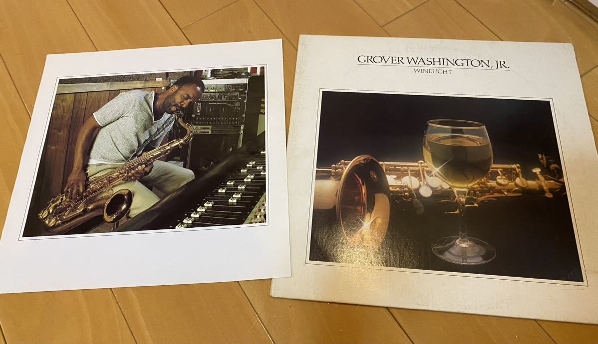 送料込み！　GROVER WASHINGTON.JR グローバー ワシントン　ジュニア　ワインライト　WINELIGHT 「JUST THE TWO OF US」収録　レコード　LP_画像3