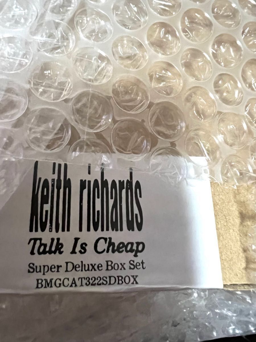 未開封 Keith Richards キース・リチャーズ Talk Is Cheap Super Deluxe 木箱入り