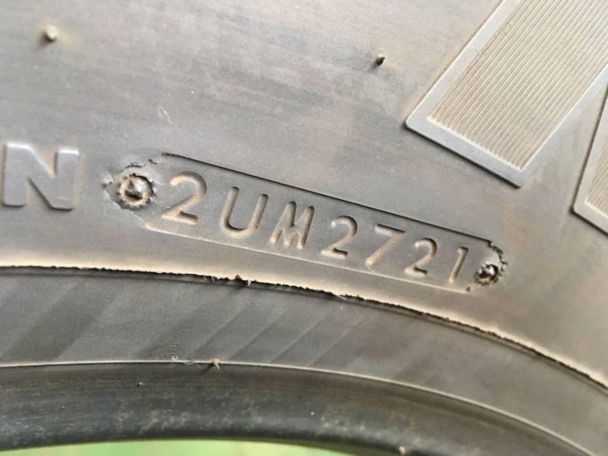 s111-4-2 ☆275/80R22.5 BS M890 中古1本！ ブリヂストン 残溝9mm 2021年製 k75の画像7