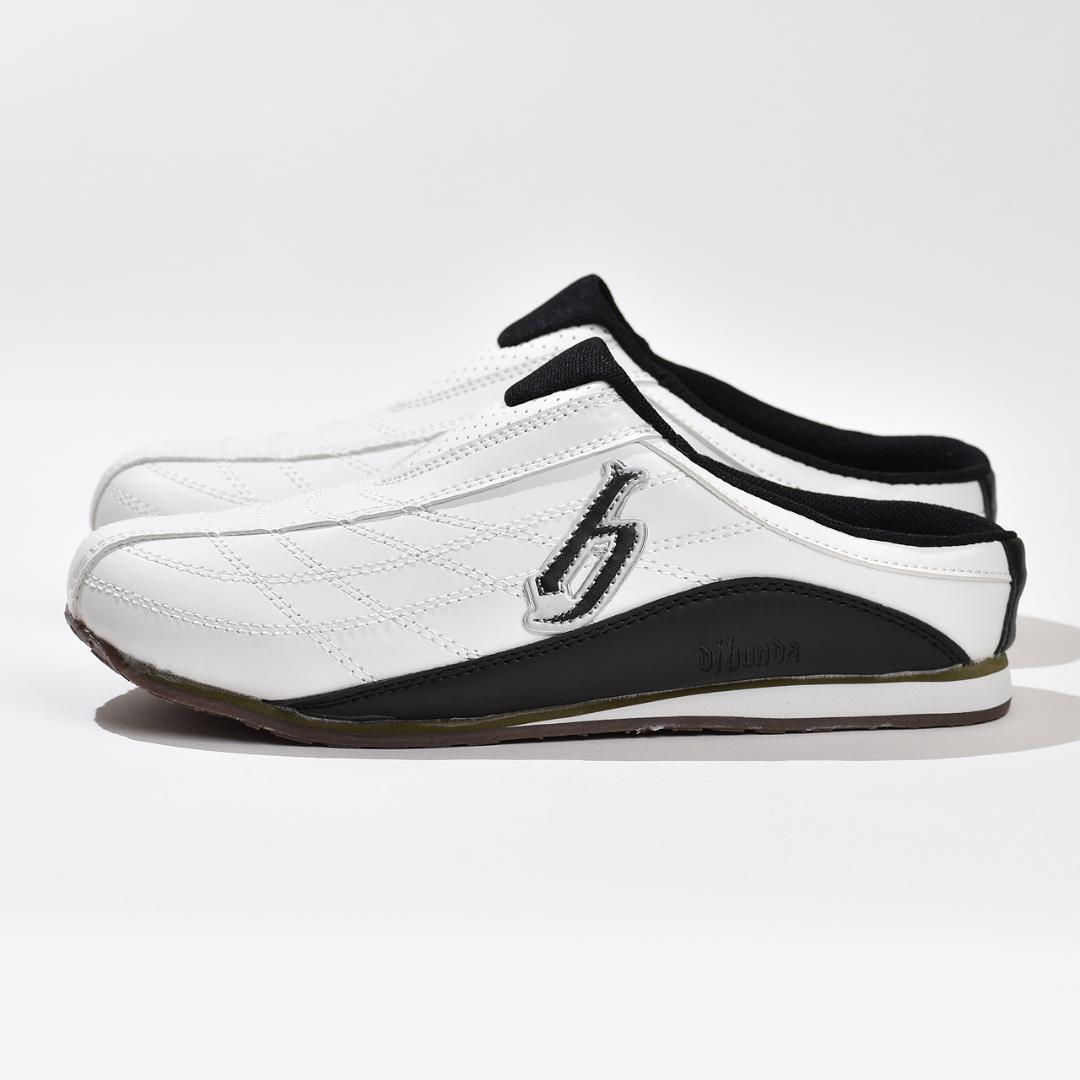 スニーカー 25.0cm メンズ サンダル サボサンダル 靴 ホワイト 新品_画像2