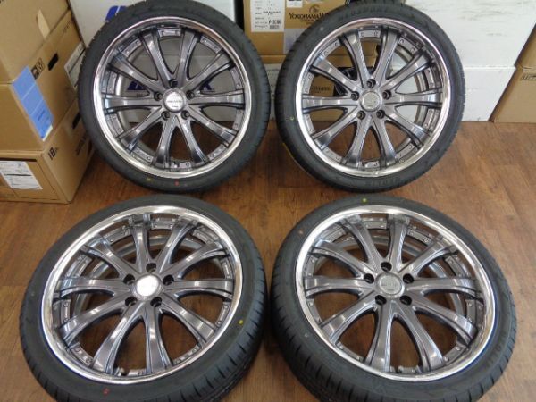 【決算セール】WORK ヴァリアンツァ19X8J+38 114.3-5H ネオリン225/40R19(225/40-19)レクサスHS/クラウン/プリウスα/マークX/SAI/ティアナの画像1