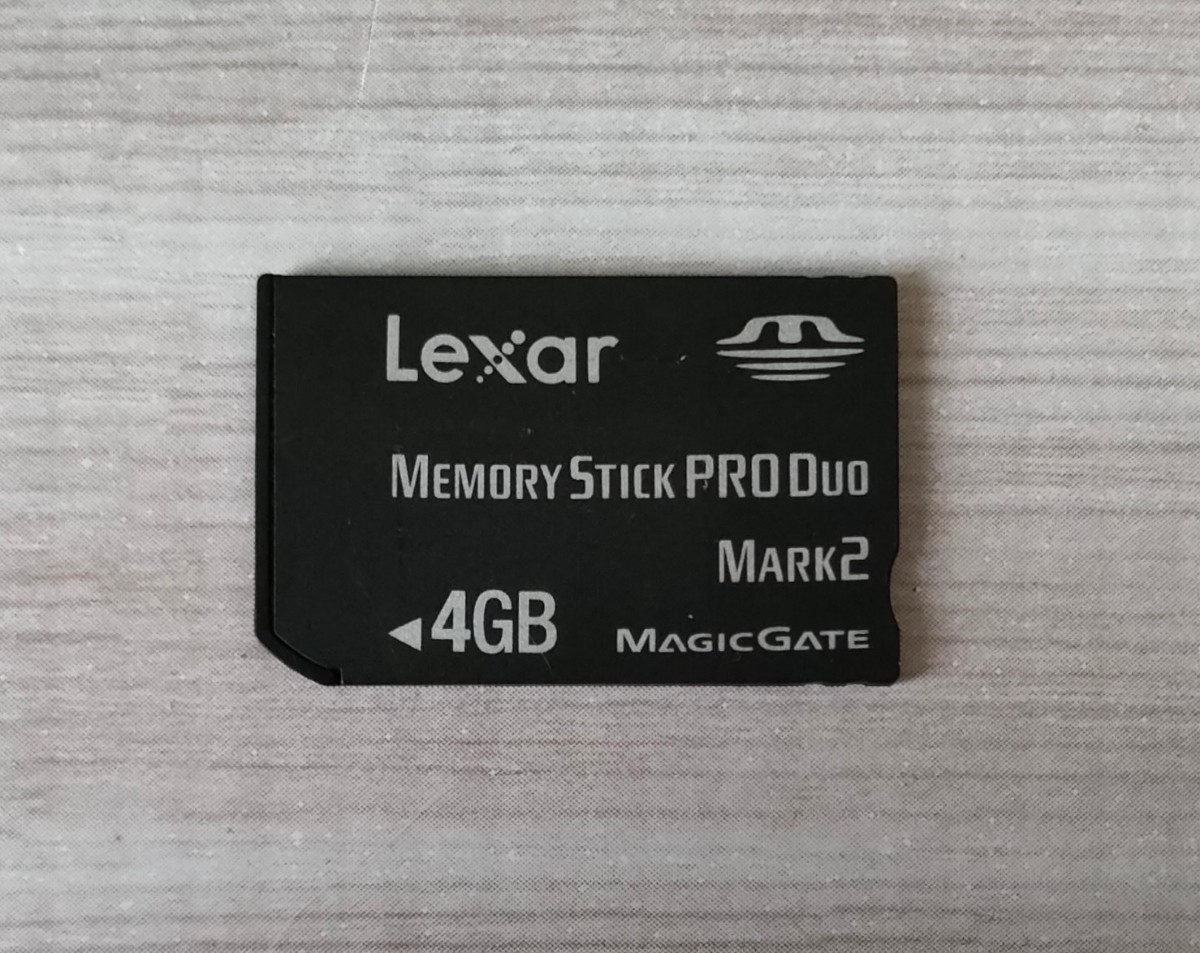 Lexar メモリースティック PRO Duo☆メモリースティックプロデュオ　4GB