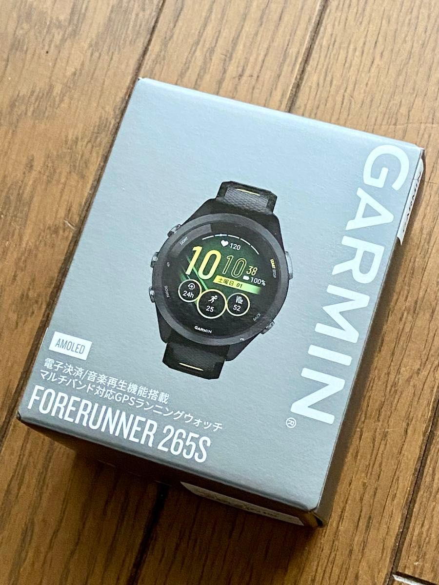 新品未開封 購入証明用納品書付 GARMIN FORERUNNER 265S 黒|Yahoo 新品未開封 購入証明用納品書付 GARMIN FORERUNNER 265S 黒|Yahoo
