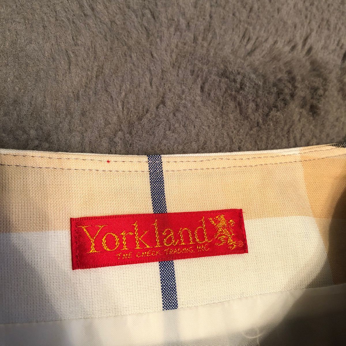 美品 Yorkland スカート チェック 11 ヨークランド_画像4