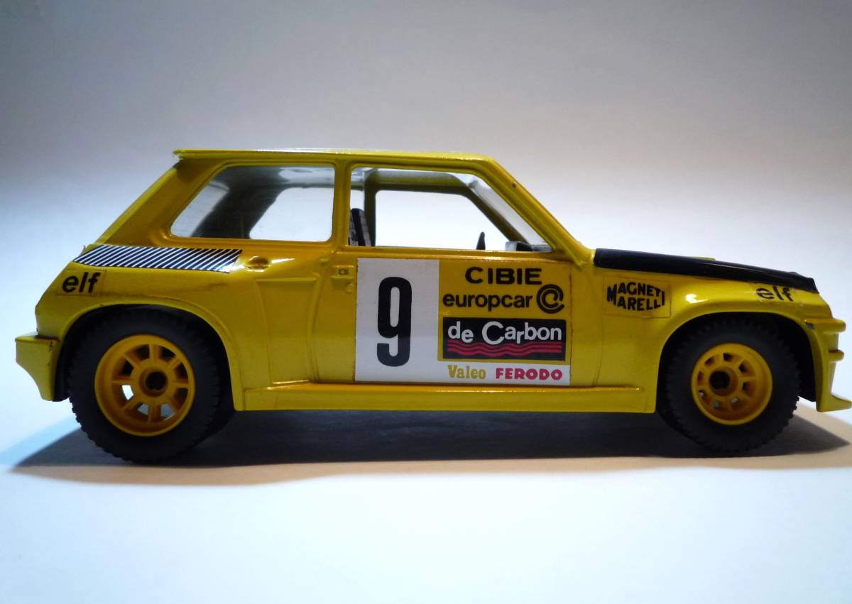 40327 Polistil/ポリスティル RENAULT 5 TURBO ルノー サンク ターボ イタリア製 ビンテージ 箱付き_画像8