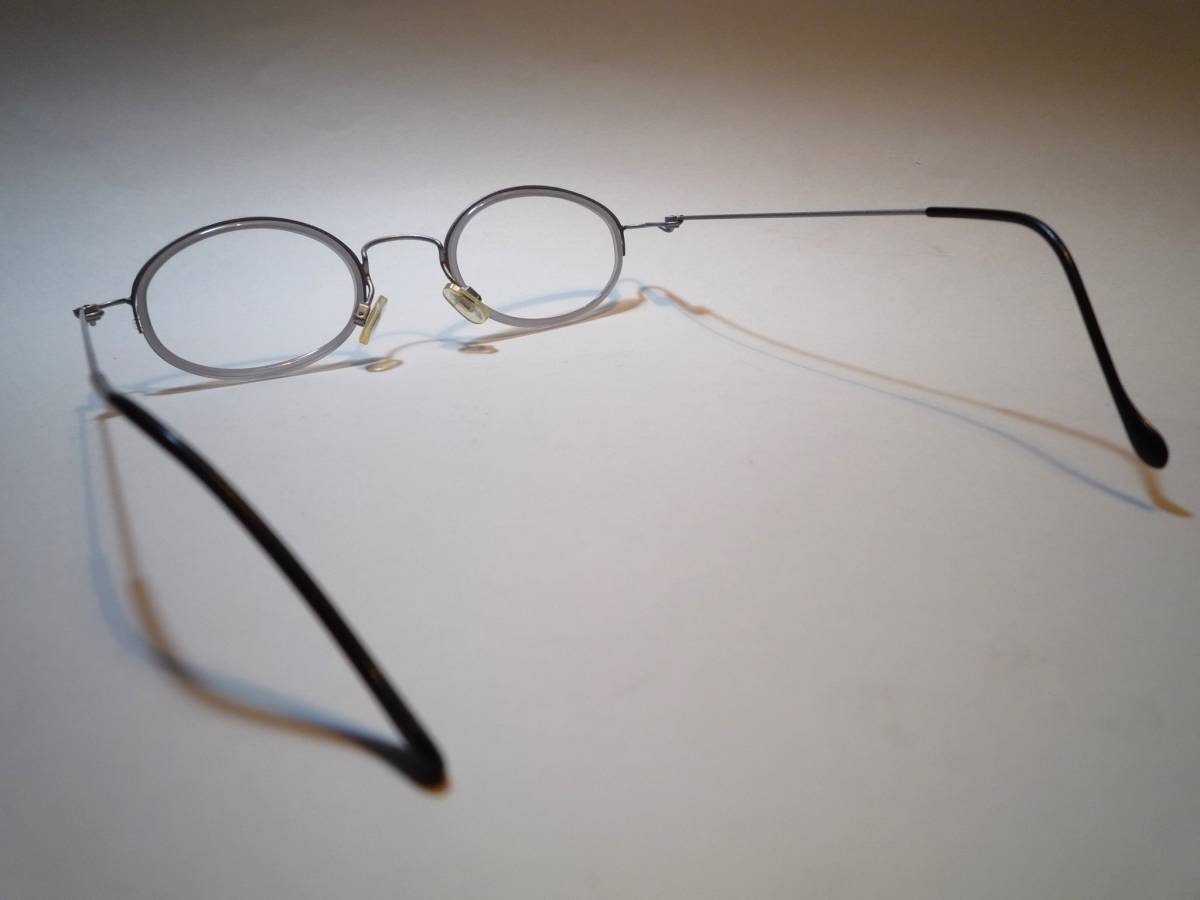 40321 超軽量ワイヤー ネジなし丁番 セル巻き オーバル型 眼鏡フレーム_画像4