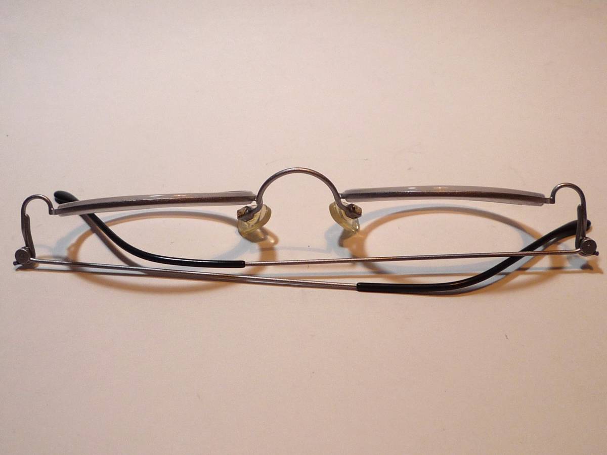 40321 超軽量ワイヤー ネジなし丁番 セル巻き オーバル型 眼鏡フレーム_画像6