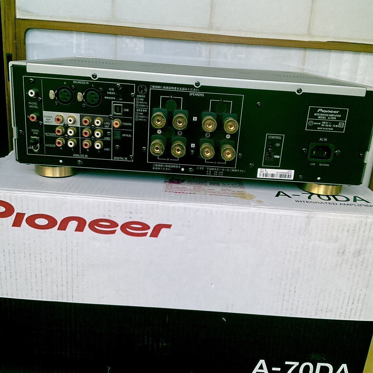 Pioneer A-70DA　インテグレーテッドアンプ USB DAC搭載 2015年製　中古美品　元箱あり_画像6