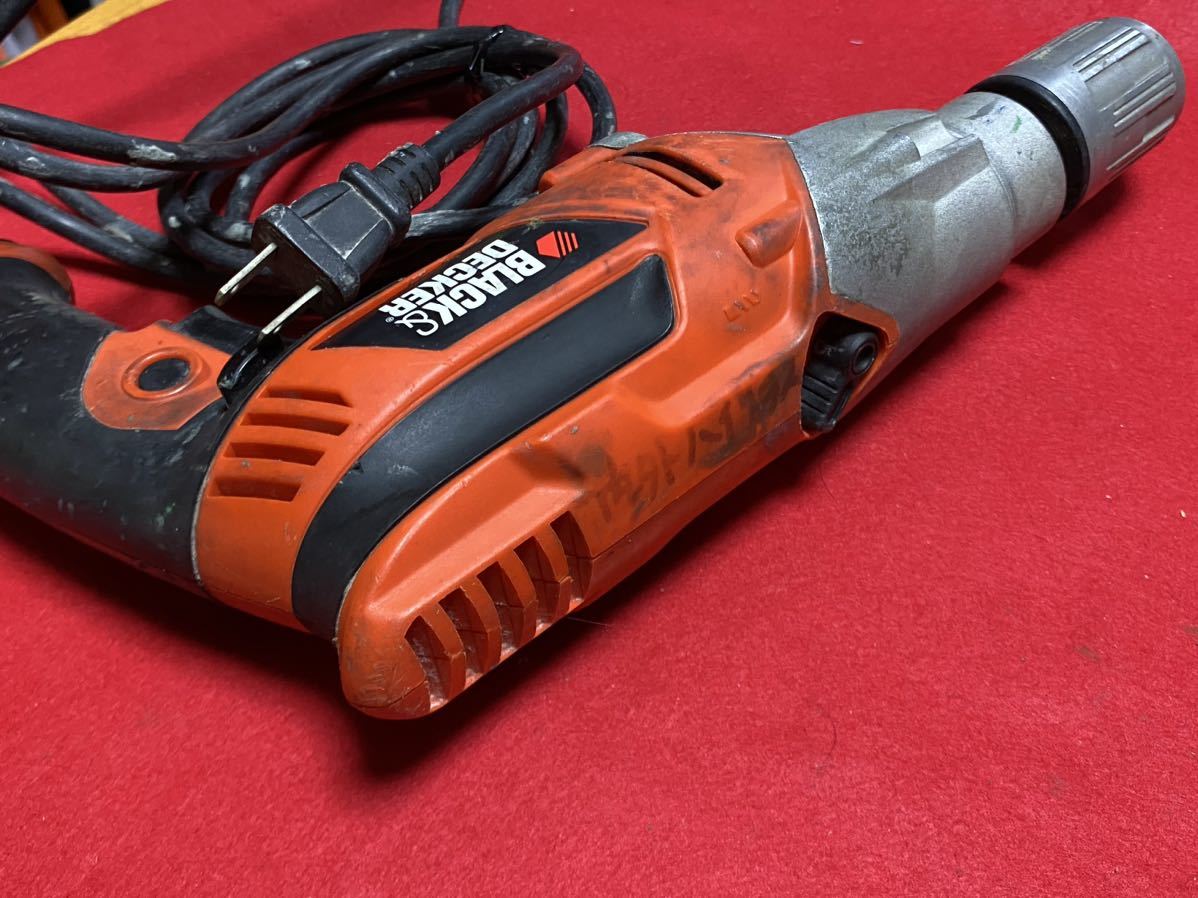 BLACK&DECKER 振動ドリルKR703K 13mm4259ー06ー1_画像4