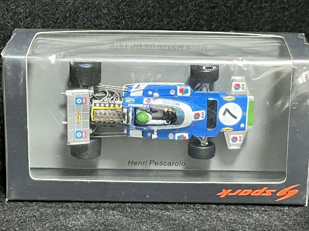 Spark 1/43 Matra MS120 #7 Henri Pescarolo 1970US GP S4326_画像8