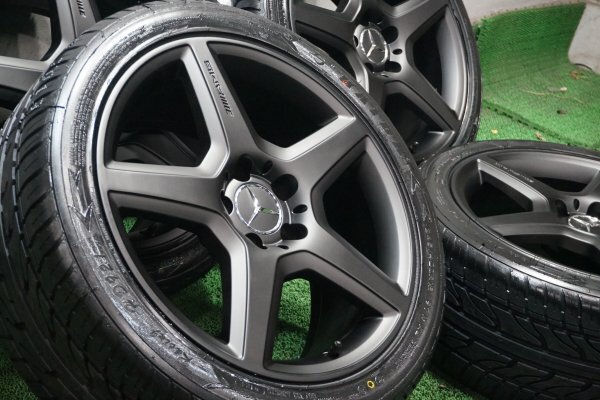 AMG ベンツ純正 カスタムホイール Eクラス 8.5J OFF+38 9J OFF＋39 245/40R18 265/35R18 2023年製 新品タイヤの画像1