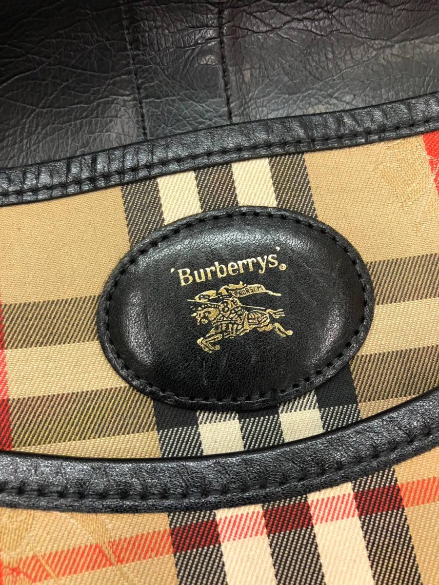 □BURBERRYS ショルダーバッグ ノバチェック バーバリー 肩掛け シャドーホース オールド クロスボディ 複数落札同梱OK B240219-1_画像6