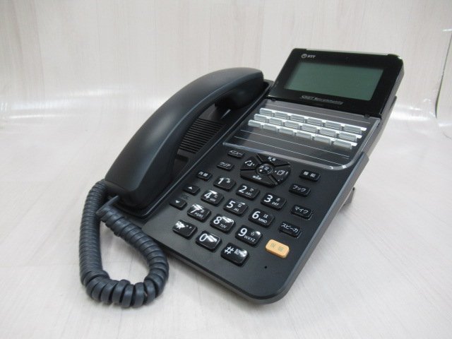 ▲ΩSSK 064※保証有 21年製 ZX-(18)IPTEL-(1)(K) NTT αZX 18ボタンIP電話機 初期化済