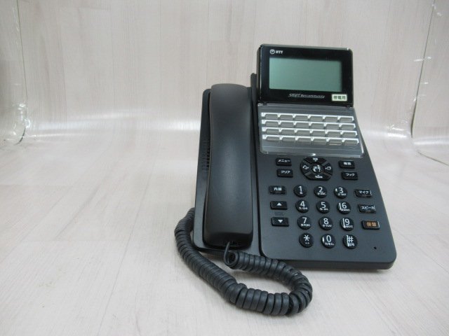 ΩSSK 083※保証有 動作品 NTT αA1 24ボタンISDN停電電話機 A1-(24)IPFSTEL-(2)(K)