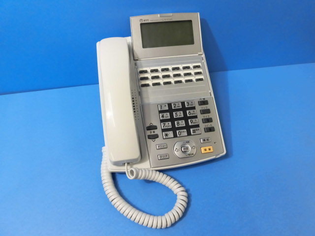 Ω ZZA1 カ6480) 保証有 きれいめ NTT 西17年製 NX 18ボタン標準スター電話機 NX-(18)STEL-(1)(W) 領収書発行可 同梱可