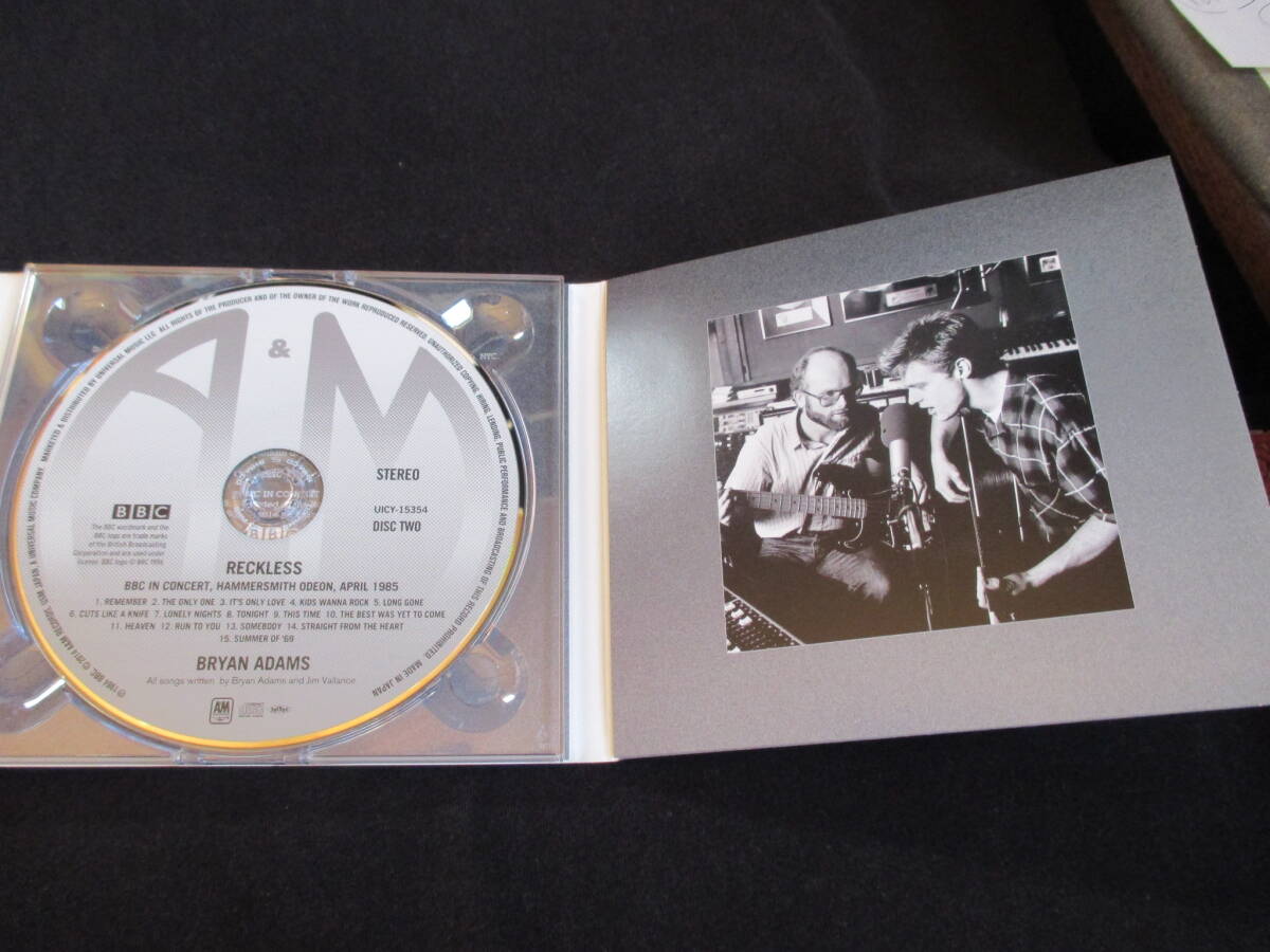 ★ブライアン・アダムス 「レックレス」（30周年記念盤、帯付き、CD2枚組、デジパック、デラックス・エディション） BRYAN ADAMSの画像6