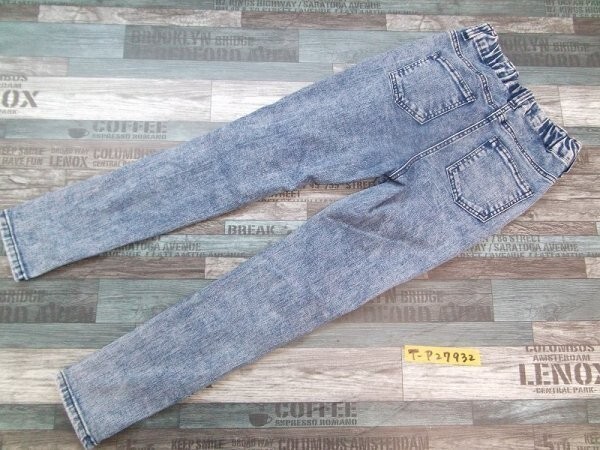 ANAP Anap Kids woshu damage Denim jeans pants F navy blue 