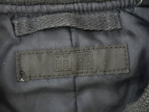 UNIQLO ユニクロ メンズ リブ切り替え 中綿 ジャケット 紺の画像2