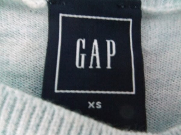 GAP Gap lady's thin knitted cardigan small size XS light blue 