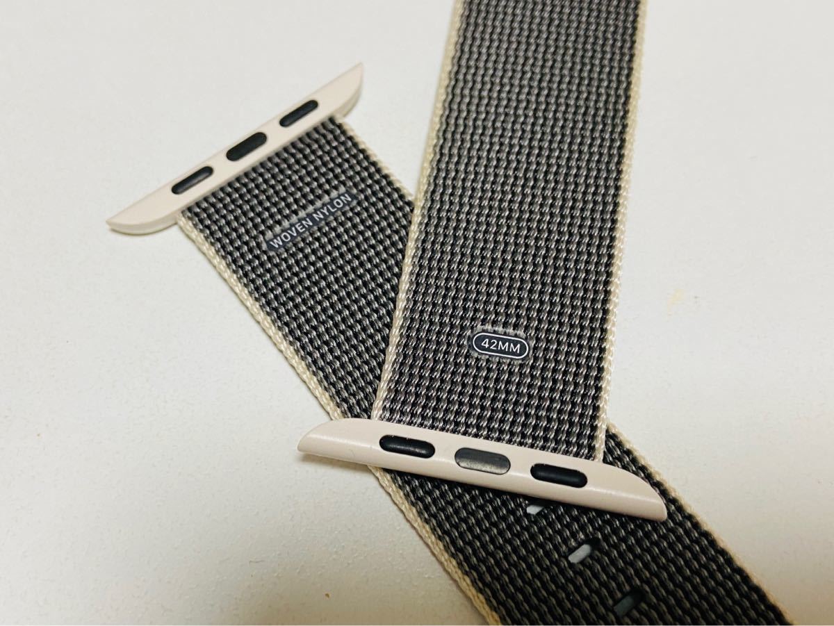 Apple Watch 42mm 44mm 45mm 49mm genuine products pearl u-bn nylon band belt Apple watch 