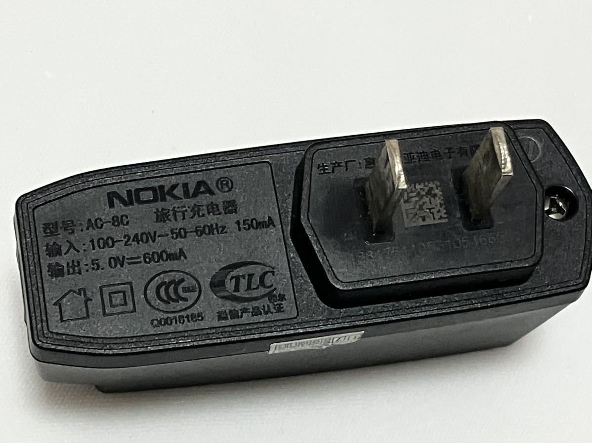 NOKIA アダプター　充電ケーブル　AC 8C_画像2
