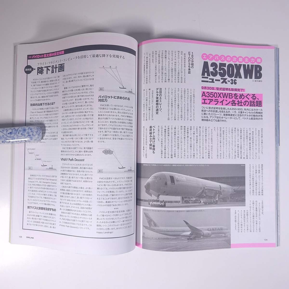 AIRLINE 月刊エアライン No.426 2014/12 イカロス出版 雑誌 飛行機 航空機 特集・航空管制入門 MRJロールアウト！ ほか_画像9