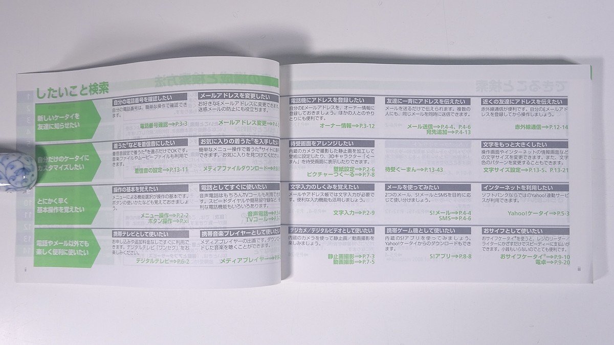 【取扱説明書のみ】 SoftBank ソフトバンク 921T User Guide 取扱説明書 2008 小冊子 携帯電話 ガラケー_画像6