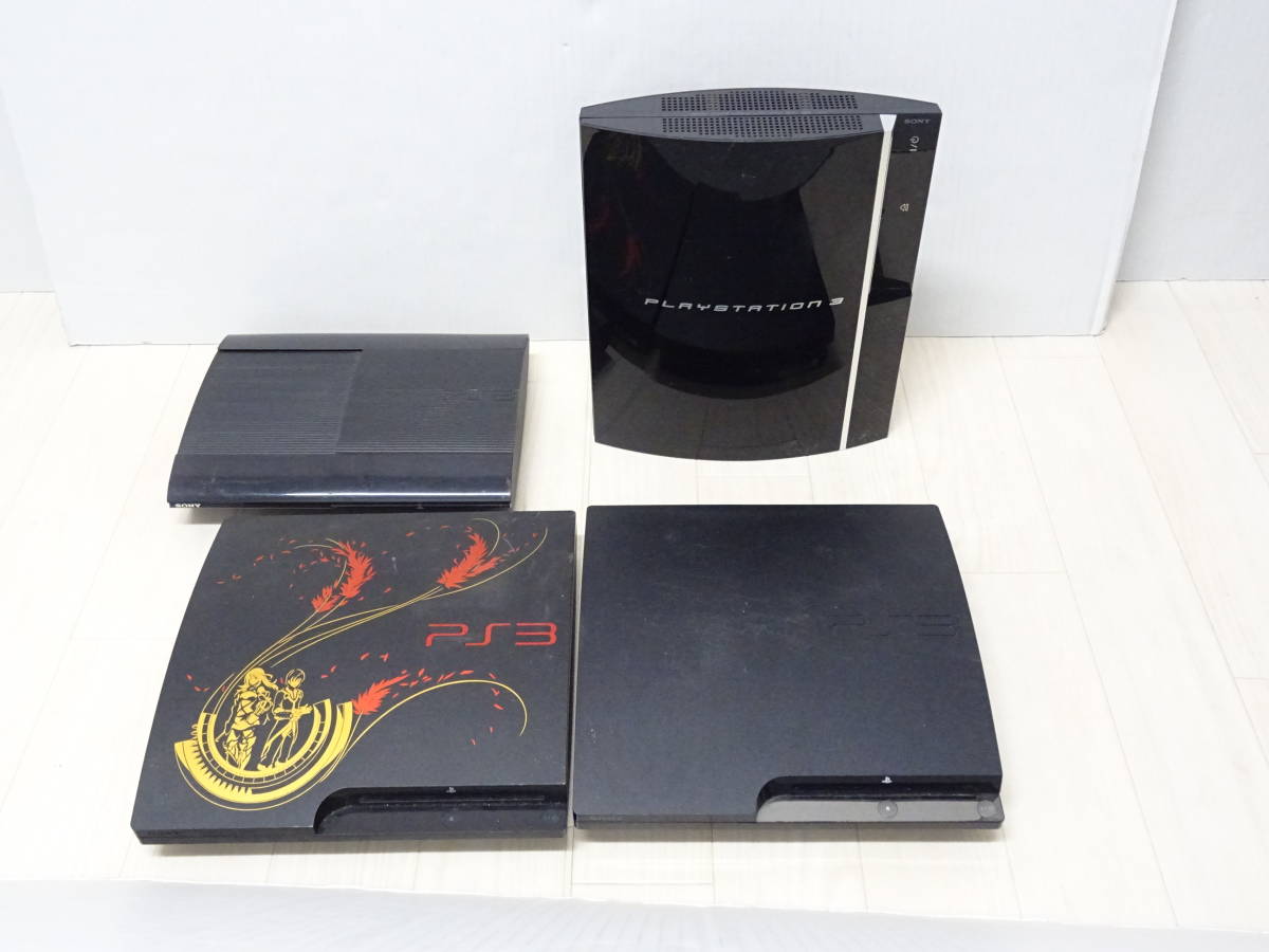 【ジャンク品】GH-350◆SONY ソニー PlayStation3 PS3 まとめて 4台セット ジャンク品_内容物はこちらですべてです。