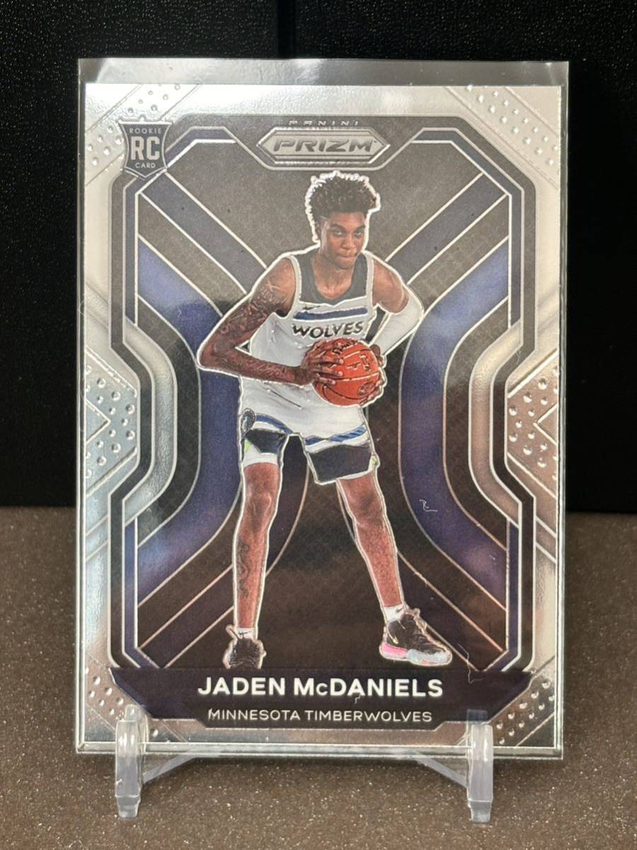 2020-21 Panini Prizm Jaden McDaniels ジェイデン・マクダニエルズ RC ルーキーの画像1