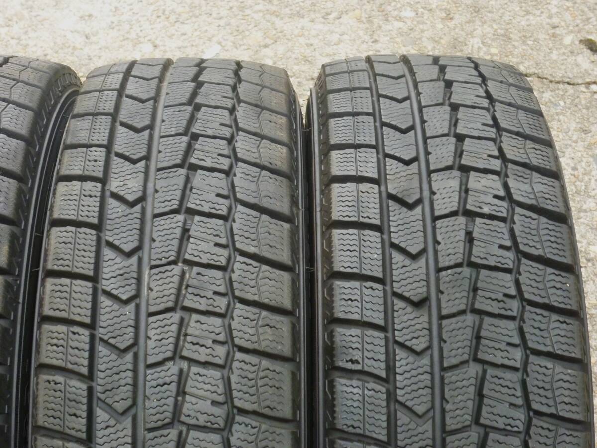 ●買得●ダンロップ　ウインターマックス　ＷＭ０２　１６５/６０Ｒ１５　２０年製バリ山中古４本売り切り！_画像4