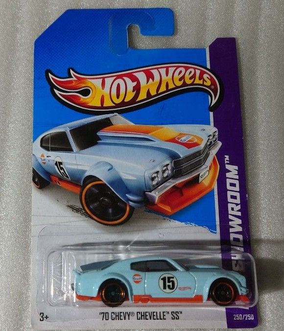 【匿名配送】hotwheels 70 CHEVY chevelle SS gulf ホットウィール シェビー シェベル ガルフ