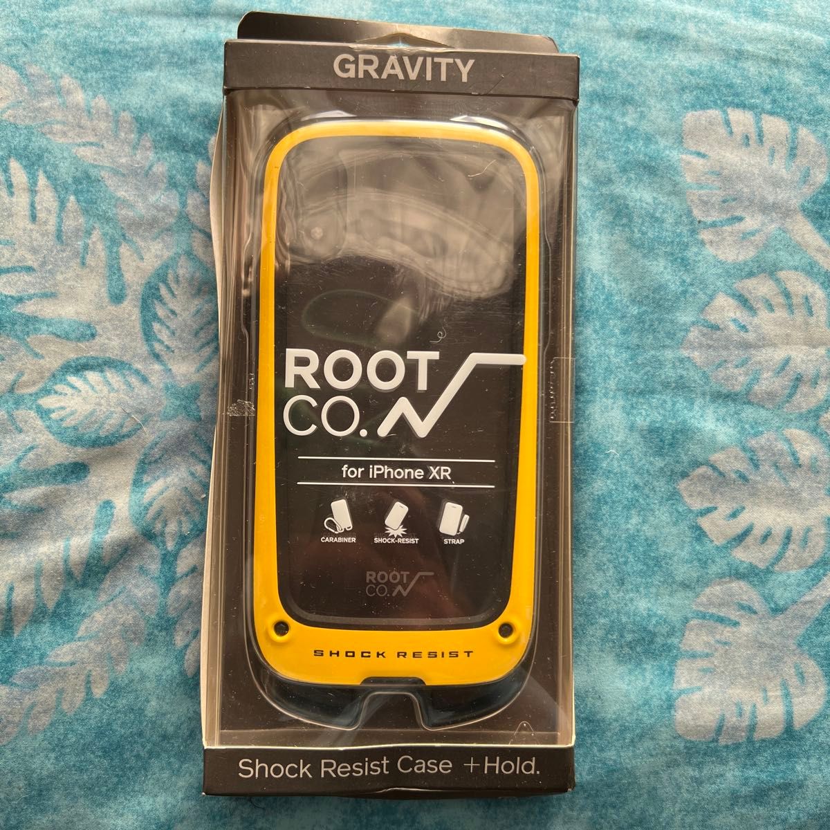 新品　ROOT CO. [iPhoneXR専用] 耐衝撃 Gravity Shock Resist Case *Hold. 黄色